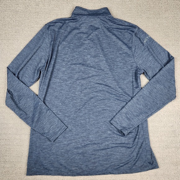 Anetik Pullover Men's Large Gray UPF 30+ 1/4 Zip Long Sleeve Golf Casual Work - Picture 5 of 8